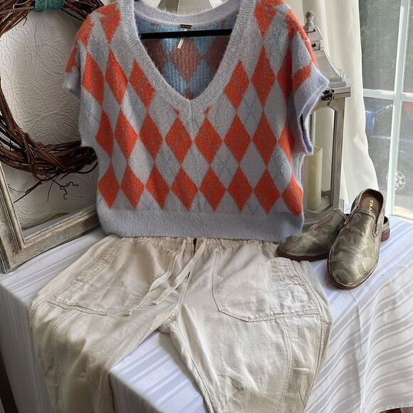 Free People Oversized Linen Pants - XS - Picture 8 of 10